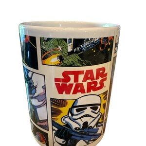 Star Wars Comic Strip Coffee Mug Galerie Darth Vader Yoda R2D2 Trooper Chewbacca